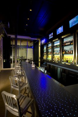 The Aloft Mount Laurel W XYZ Bar hosts live music most nights and happy hour every Monday through Friday.