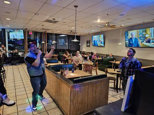 Legends Grill Sports & Spirits next to Whole Foods Market on South Virginia St Reno. Wednesday Karaoke 6pm!