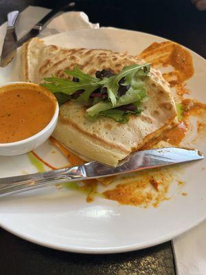 Chicken Tikka Masala crepe - so good