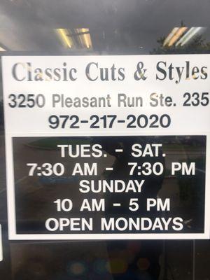 Classic Cuts & Styles