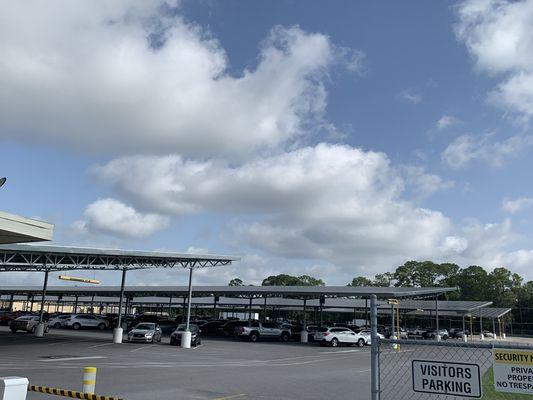 No project is too big or small, we do it all. These parking structures offset 100% and keep their team cool in the shade.