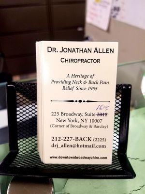 Downtown Broadway Chiropractic: Jonathan Allen, DC