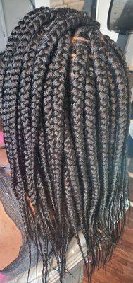 Jumbo box braids