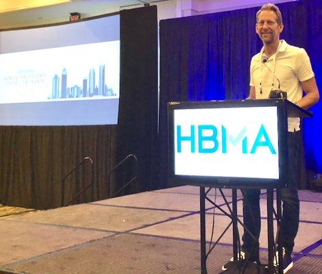 Jeff Robertson at the HBMA Charlotte