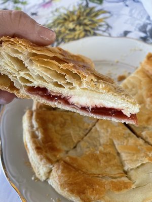 Guava and cheese pastry