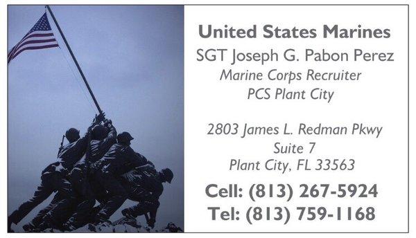 Marine Corps Recruiting Office - PCS Plant City