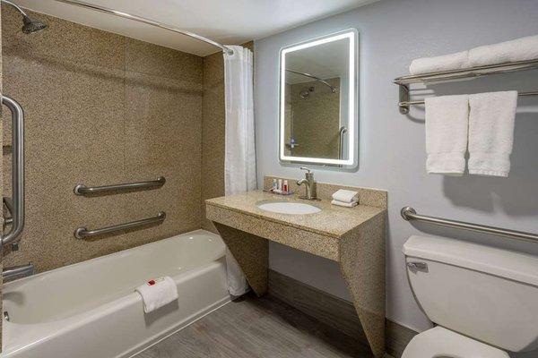 Guest room bath (accessible)