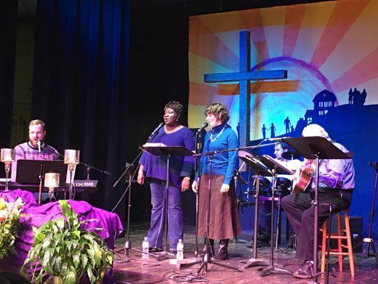 The UMC of Red Bank has a new progressive service called The Village. 11 am to noon on Sundays. Uplifting music and discussion.