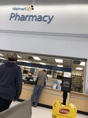 Saturday, March 23, 2019: front of pharmacy.