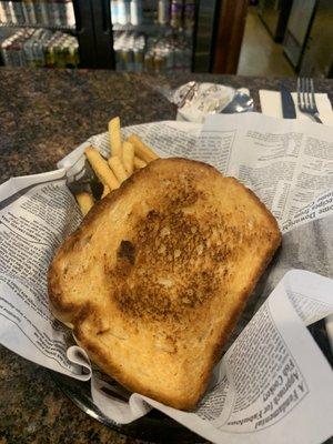 Grilled cheese - not on menu but made by request on a particularly cold and rainy day and absolutely hit the spot