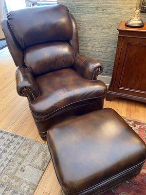 Super comfortable leather recliner