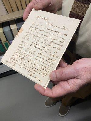 The earliest letter from John to Abigail!