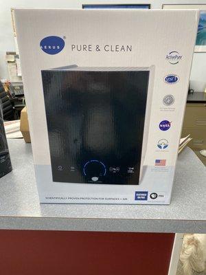 Pure & Clean FDA approved covid 19 killing air purifier by Aerus