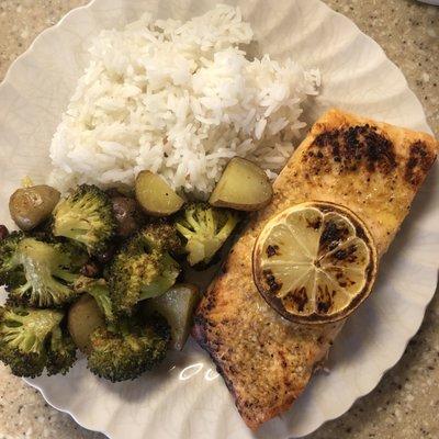 Air fryer salmon