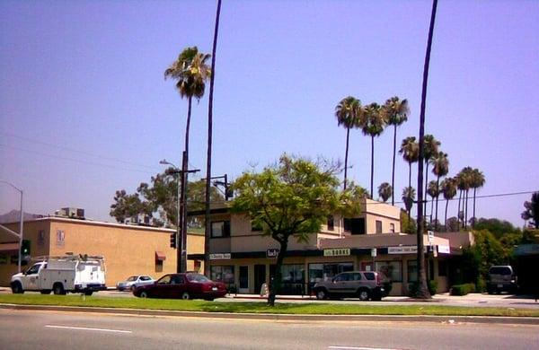 The build from across Eagle Rock Blvd.