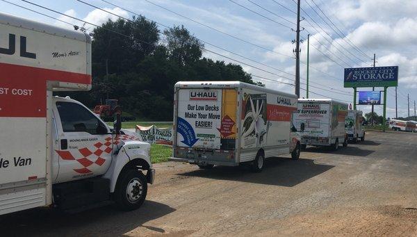 We have a variety of UHaul equipment for your move - we are here to help!