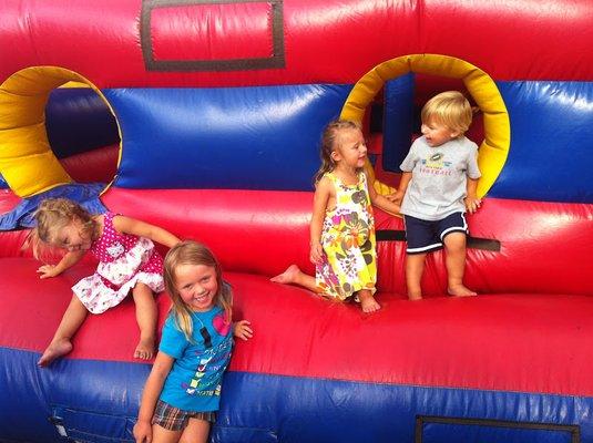 All age kids love to bounce and have fun!  If the kids are happy, everyone is having a good time!