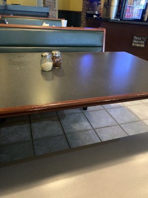 dirty tables