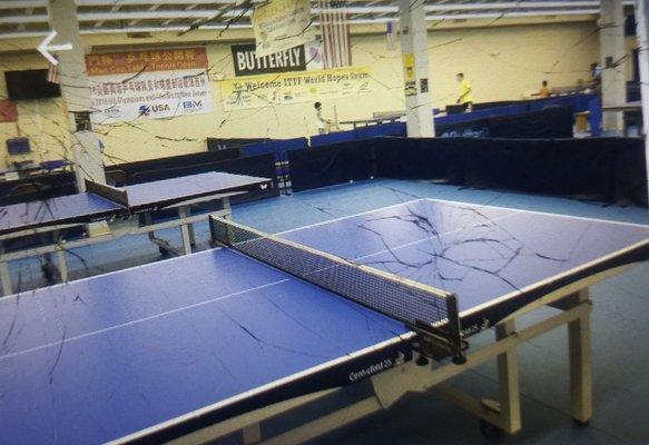 15,000 square feet of State air condition table tennis facility two floors 25 tables. Best Table Tennis Center on the East Coast