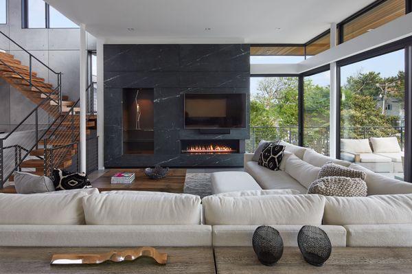 Contemporary family room