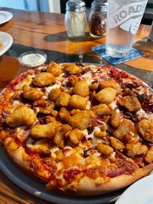 SM Fried Scallop & Bacon Pizza