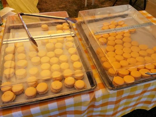 Apricot Coconut Macarons and Apricot Macarons