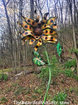 Metal Flower's by The Bearded Welder