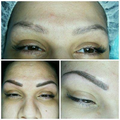 microblading /ombre