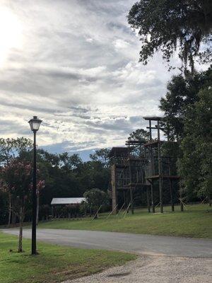 Need team building activity? The Ropes Course is perfect!