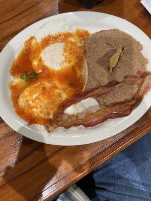 Huevos Rancheros with Bacon