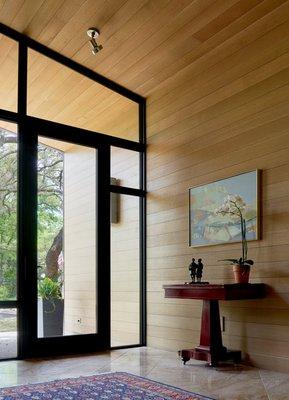 Some of our White Oak moulding on display in a house that was part of the Austin Cool House Tour 2019.