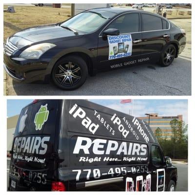 The first mobile repair unit.  Mobile Gadget Repair.