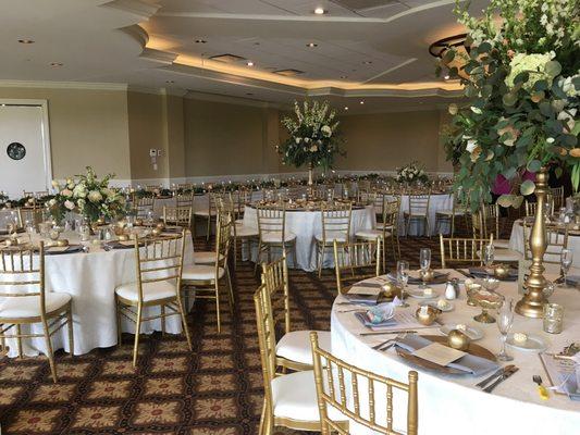 Gold Chiavari Chair Rentals by Beyond Elegance