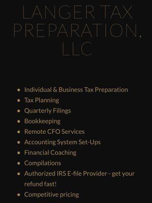 Langer Tax Preparation