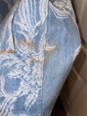 really disappointed with the results of this stain removal. Chocolate can still be seen and picked off the jacket.