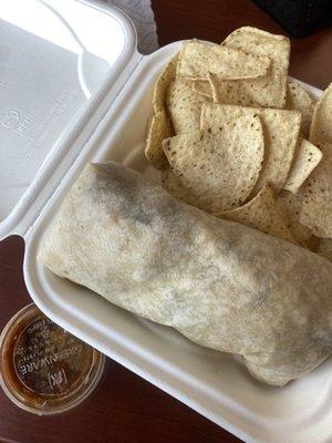 Carne asada burrito