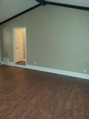 Painting Walls and Wooding Floor install