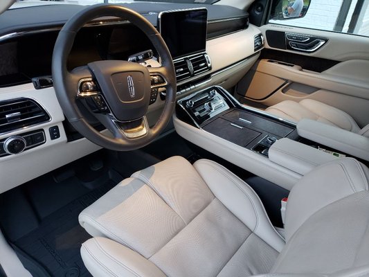 Interior Detail of Lincoln Navigator.