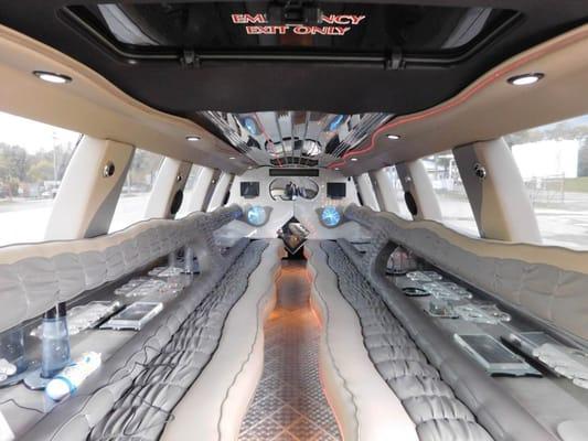 26 passenger SUV Excursion interior