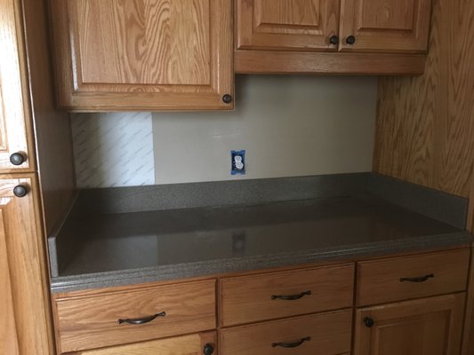 Before kitchen backsplash October 2018