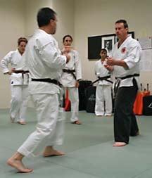 Shihan Jim instructing at the True Martial Arts Academy