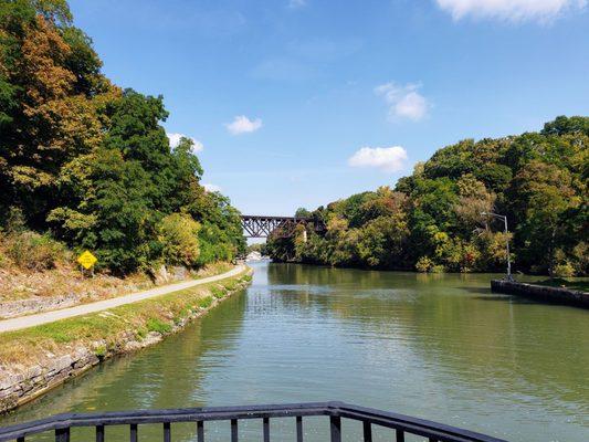 Look down the Canal in Lockport