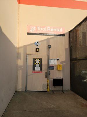 Rental entrance