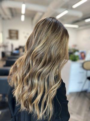 Brunette balayage