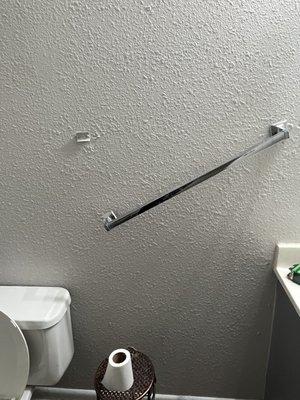 Towel rack keeps breaking