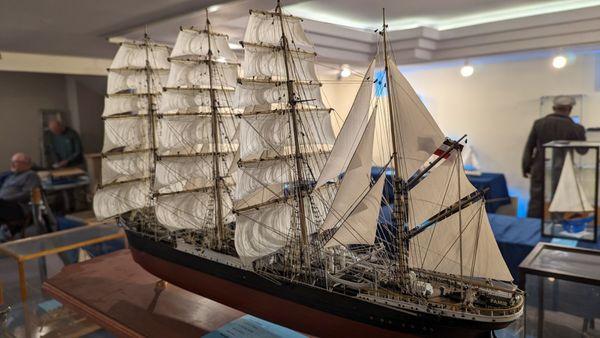 Model ship exhibit