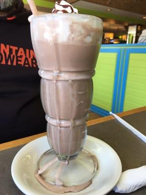 Chocolate shake for husband after his tooth treatment and it was yummy