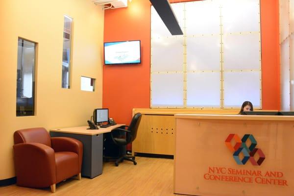 Entrance and Lobby at NYC Seminar Center!