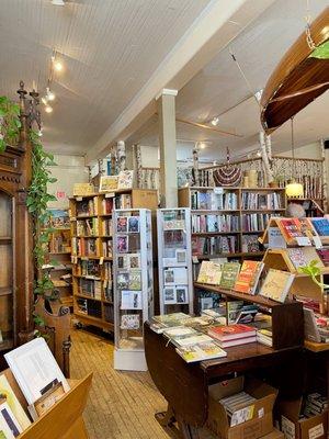 Inside the book store