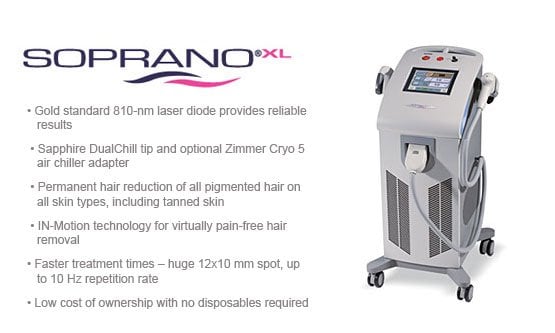 Cosmetic Laser Rental Alma Sorprano XL